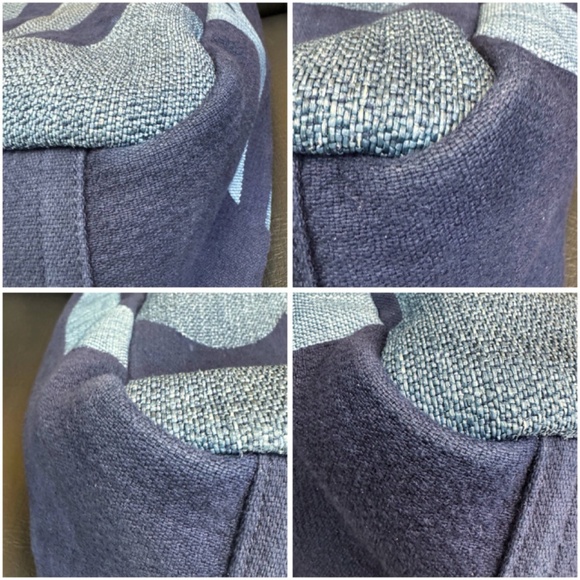 CHANEL Denim Deauville Logo Shopping Chain Tote Large Bag & Card - Picture 13 of 13